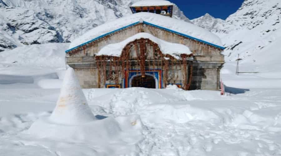 kedarnath snowfall 2019 2