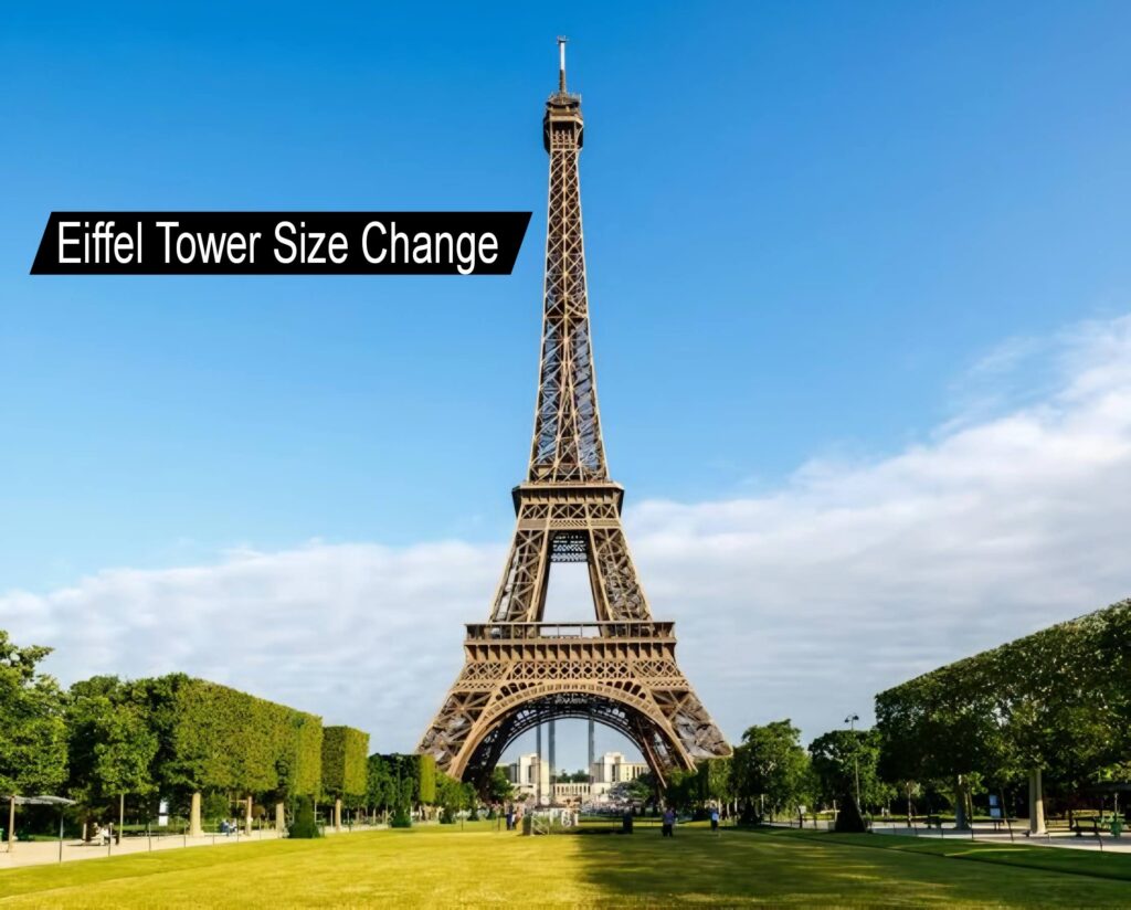 The Eiffel Tower Changes Size