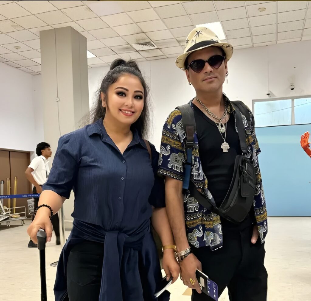 Zubeen and his wife Garima